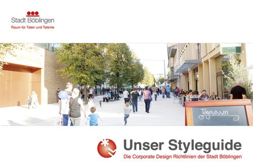 Styeguide der Stadt Böblingen - Berit Erlbacher entwickelte dafür die Bildsprache der Stadt Böblingen